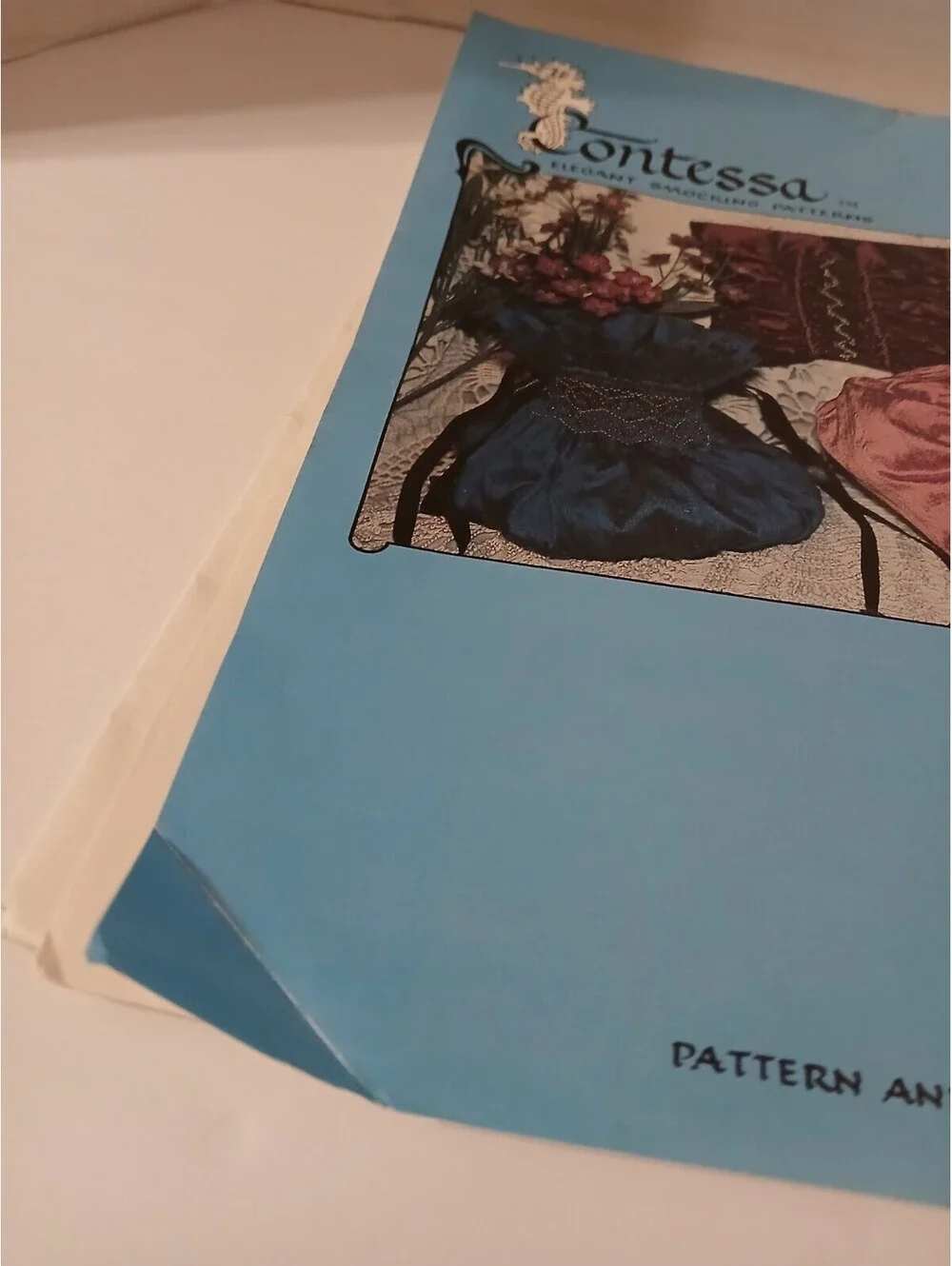 Vintage Contessa 420 Smocking Sewing Pattern 3 Purse Styles Evening Bag